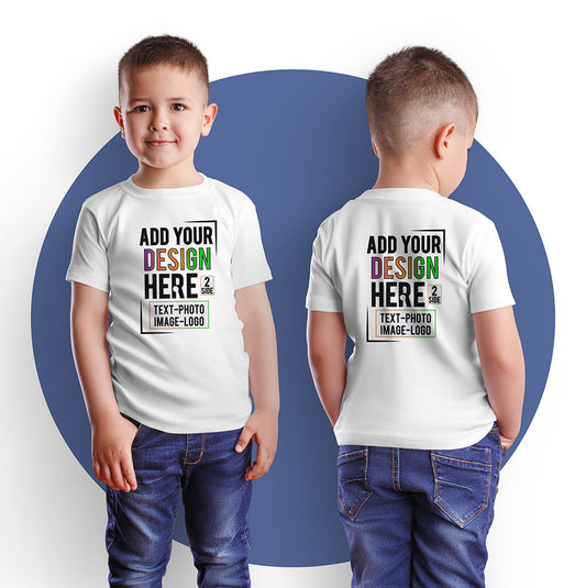 Front And Back Customize T-shirt for Boys