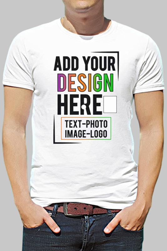 CUSTOMIZE ROUND NECK T SHIRT FOR MEN