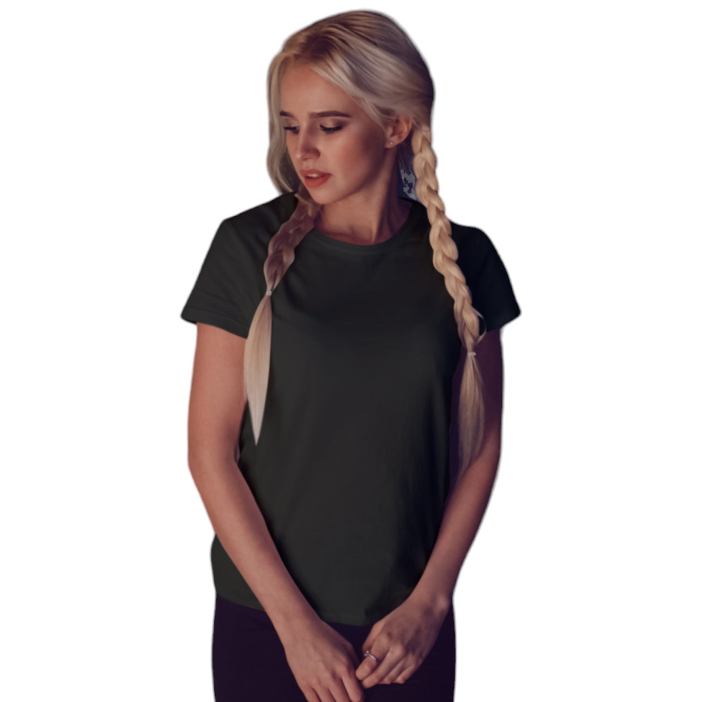 CUSTOMIZE ROUND NECK T SHIRT FOR WOMEN